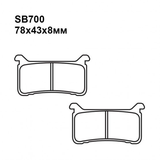 PULLER SB700 - тормозные накладки PULLER SB700 - тормозные накладки