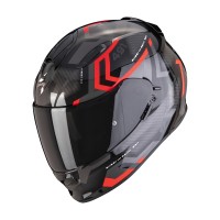 SCORPION EXO мотошлем EXO-491 SPIN RED SOLID, S