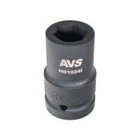 AVS A40975S - головка торцевая для механического гайковерта (6 граней) 24 мм.