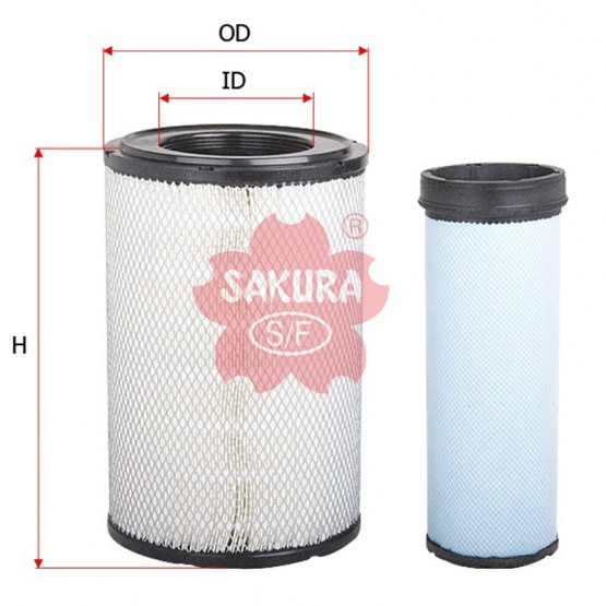 SAKURA A2709S - фильтр воздушный SAKURA A2709S - фильтр воздушный