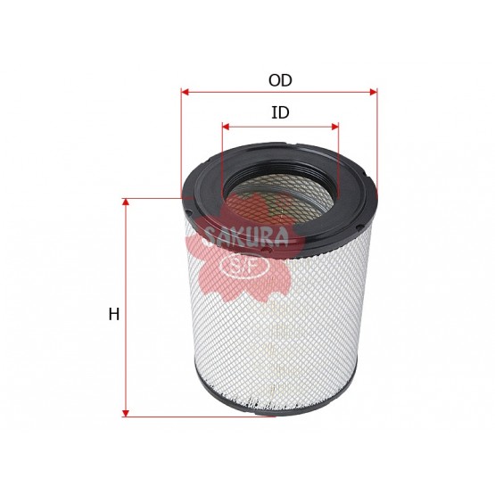 SAKURA A5539 - фильтр воздушный SAKURA A5539 - фильтр воздушный