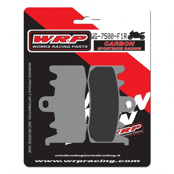 WRP WG-7500-F1R - тормозные накладки WRP WG-7500-F1R - тормозные накладки