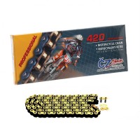 CZ Chains 420 MX Gold - цепь приводная, 110 звеньев