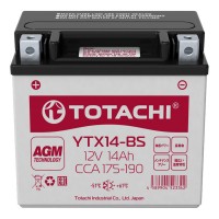 TOTACHI YTX14-BS - аккумулятор AGM