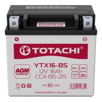 TOTACHI YTX16-BS - аккумулятор AGM