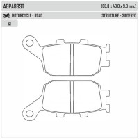 ACCOSSATO AGPP88ST - накладки тормозные
