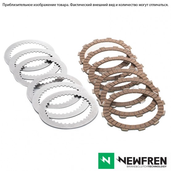 NEWFREN F1501AC - комплект дисков сцепления (фрикционные + металлические) OE-Standart