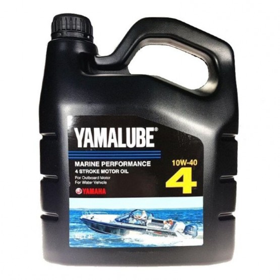 YAMALUBE 4 SAE 10W-40 Marine Performance Oil, 4 л.