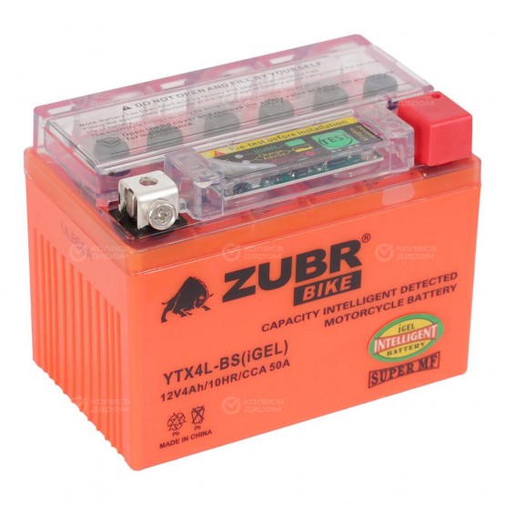 ZUBR YTX4L-BS - аккумулятор iGEL