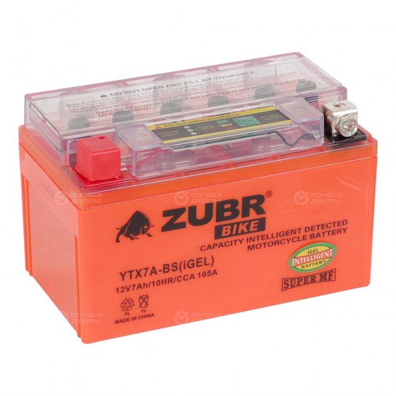 ZUBR YTX7A-BS - аккумулятор iGEL