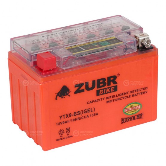 ZUBR YTX9-BS - аккумулятор iGEL