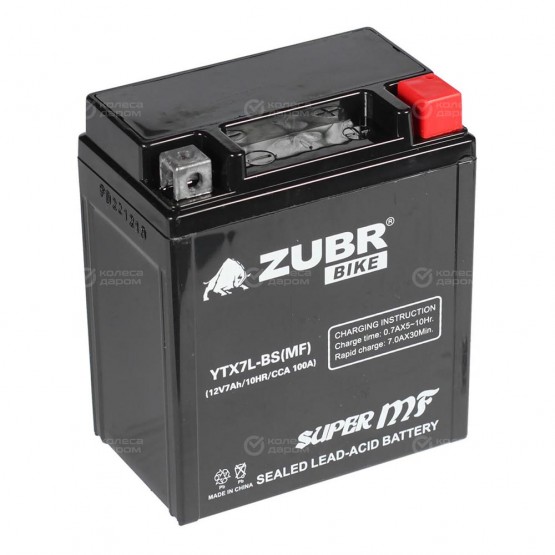 ZUBR YTX7L-BS - аккумулятор MF