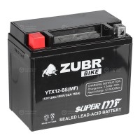 ZUBR YTX12-BS - аккумулятор MF