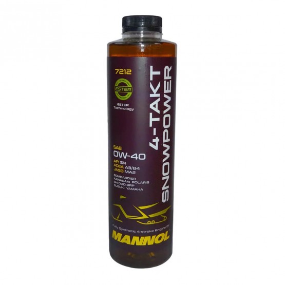 MANNOL 4-Takt Snowpower 0W-40, 0,95 л. MANNOL 4-Takt Snowpower 0W-40, 0,95 л.