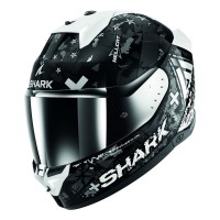 SHARK мотошлем SKWAL i3 HellCat Black/White Solid, XXL