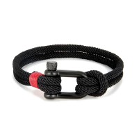 CNAE - браслет Rope Black, 19 см.