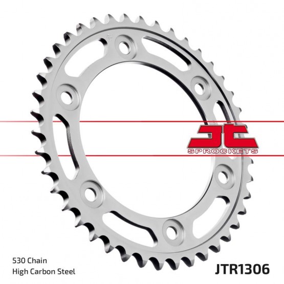 JT SPROCKETS JTR1306.43ZBK - звезда приводная ведомая (черная) JT SPROCKETS JTR1306.43ZBK - звезда приводная ведомая (черная)