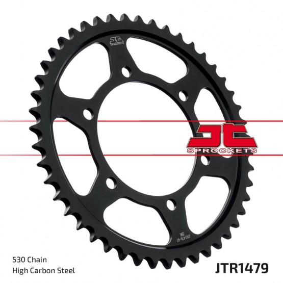 JT SPROCKETS JTR1479.47ZBK - звезда приводная ведомая (черная) JT SPROCKETS JTR1479.47ZBK - звезда приводная ведомая (черная)