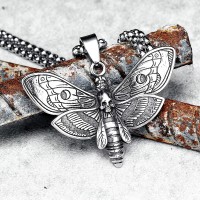 KALEN - подвеска-кулон Death is Head Butterfly