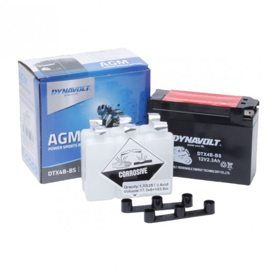 DYNAVOLT DTX4B-BS (YTX4B-BS) - аккумулятор AGM DYNAVOLT DTX4B-BS (YTX4B-BS) - аккумулятор AGM