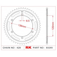 RK JAPAN B3265-48 - звезда ведомая (задняя) (JTR1847.48)