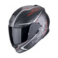 SCORPION EXO мотошлем EXO-491 RUN Black/Red/Gray Matt, L