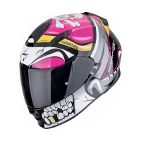 SCORPION EXO мотошлем EXO-491 PIRATE Gray/Pink/Yellow Solid, S