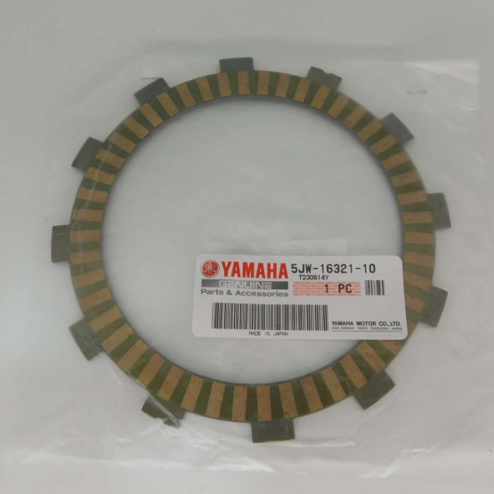 Yamaha 5JW-16321-10-00 - диск сцепления фрикционный Yamaha 5JW-16321-10-00 - диск сцепления фрикционный