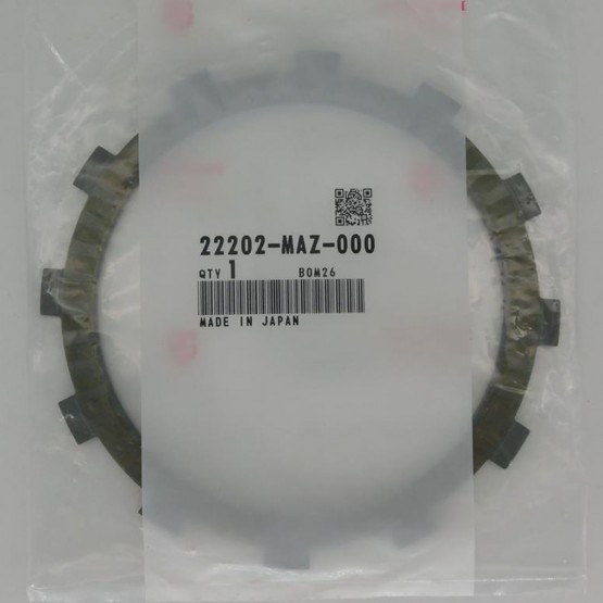 Honda 22202-MAZ-000 - диск сцепления фрикционный Honda 22202-MAZ-000 - диск сцепления фрикционный