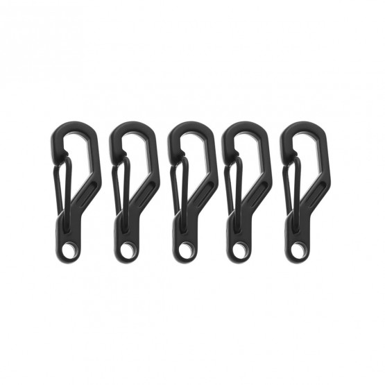 CNAE - брелок карабин Small Hook Stopper Black (5 шт.) CNAE - брелок карабин Small Hook Stopper Black (5 шт.)