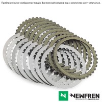 NEWFREN F1513SR - комплект дисков сцепления (фрикционные + металлические) Performance