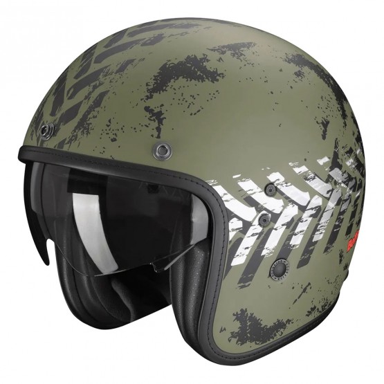 SCORPION EXO мотошлем BELFAST EVO NEVADA Green Matt, S