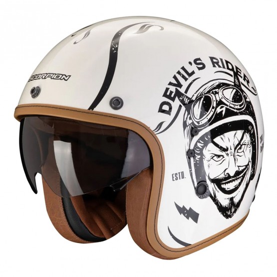 SCORPION EXO мотошлем BELFAST EVO LUXE ROMEO Beige Solid, S