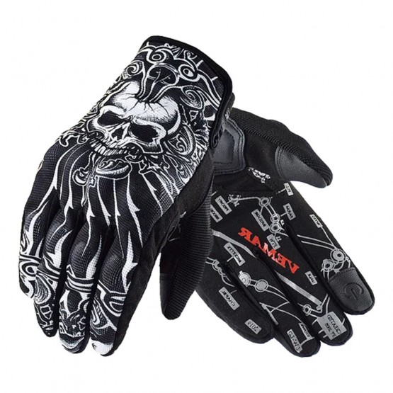 VEMAR Skull - текстильные мотоперчатки, XXL VEMAR Skull - текстильные мотоперчатки, XXL