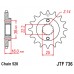 JT SPROCKETS JTF736.15RB - звезда приводная ведущая JT SPROCKETS JTF736.15RB - звезда приводная ведущая