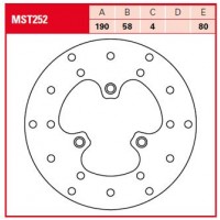 TRW MST252 - тормозной диск