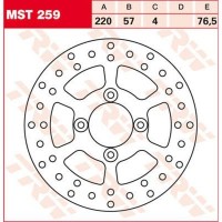 TRW MST259 - тормозной диск