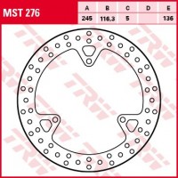 TRW MST276 - тормозной диск