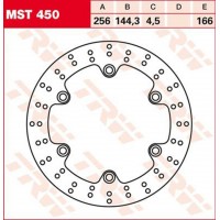 TRW MST450 - тормозной диск