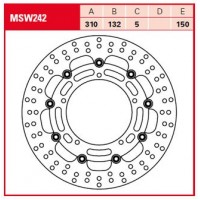 TRW MSW242 - тормозной диск