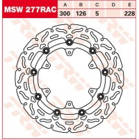 TRW MSW277RAC - тормозной диск