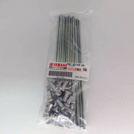 Yamaha 5NY-25104-00-00 - комплект спиц переднего колеса Yamaha 5NY-25104-00-00 - комплект спиц переднего колеса