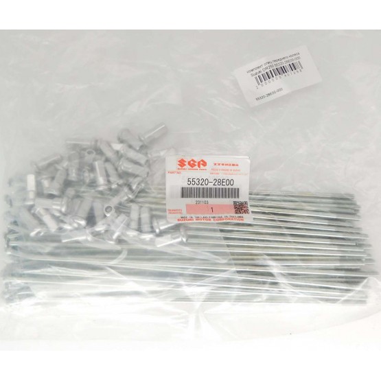 Suzuki 55320-28E00-000 - комплект спиц переднего колеса Suzuki 55320-28E00-000 - комплект спиц переднего колеса