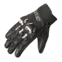 RUSH RR Black/White - кожаные мотоперчатки, L