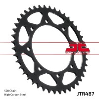 JT SPROCKETS JTR487.43ZBK - звезда приводная ведомая (черная)