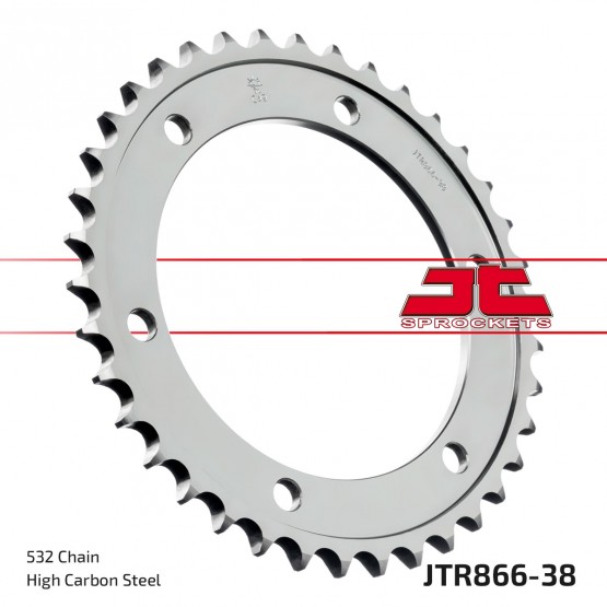 JT SPROCKETS JTR866.38 - звезда приводная ведомая JT SPROCKETS JTR866.38 - звезда приводная ведомая