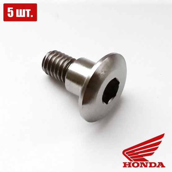 Honda 90113-MM5-000 - болт крепления пластика для мотоцикла (M6x14) (5 шт.) Honda 90113-MM5-000 - болт крепления пластика для мотоцикла (M6x14) (5 шт.)