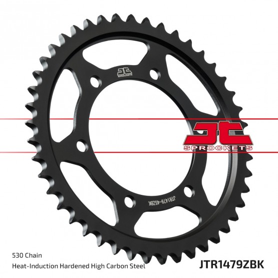 JT SPROCKETS JTR1479.43ZBK - звезда приводная ведомая (черная) JT SPROCKETS JTR1479.43ZBK - звезда приводная ведомая (черная)