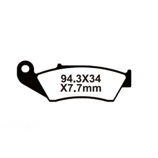 YONGLI SBP-F050 - накладки тормозные (FDB892P)