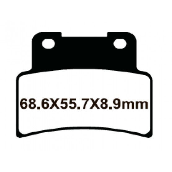 YONGLI YL-F237 - накладки тормозные (FDB2216P) YONGLI YL-F237 - накладки тормозные (FDB2216P)